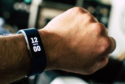 Bracelet with QR code